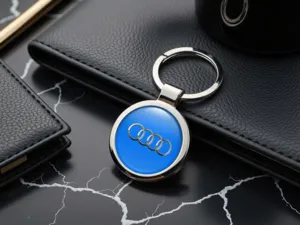 Audi Portachiavi Donna Minimal Acciaio Moderno
